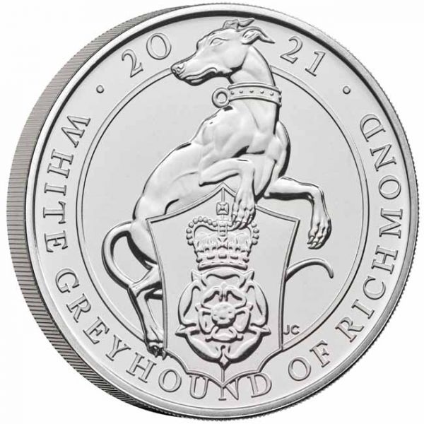 Great Britain - 5 pounds, Greyhound of Richmond, 2021